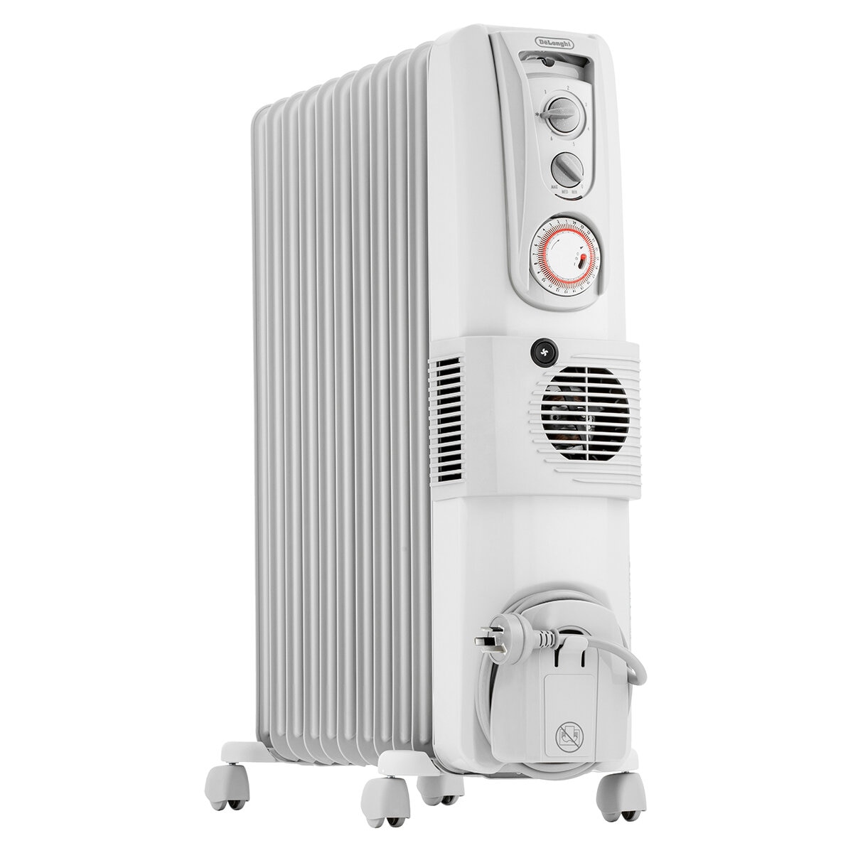 Delonghi 2400W DL Oil Column Heater with Timer and Fan