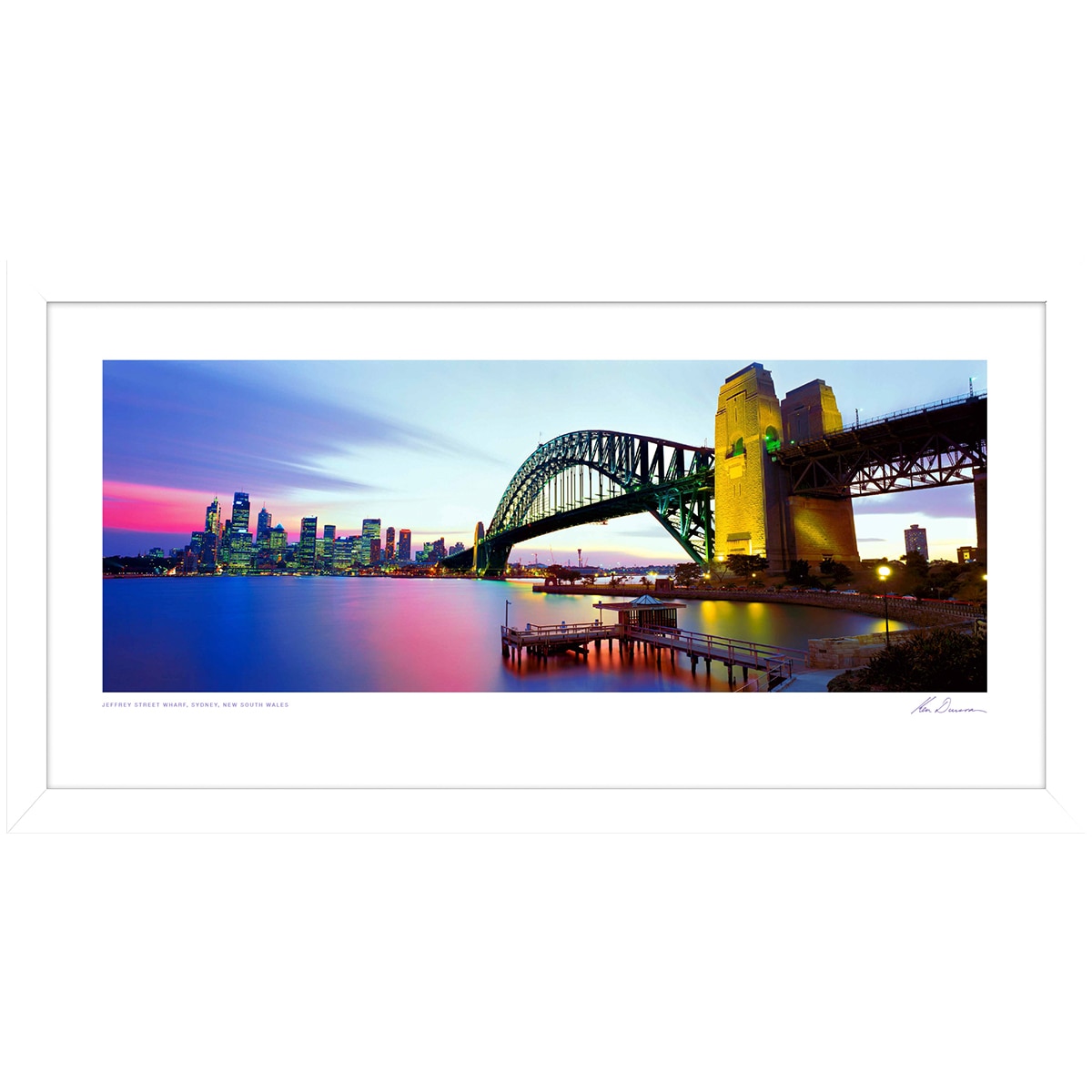 Ken Duncan Jeffery Street Wharf Framed Poster