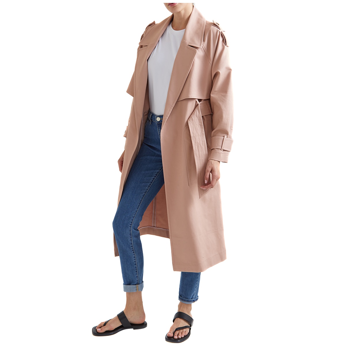 JAG Trench Coat - Blush