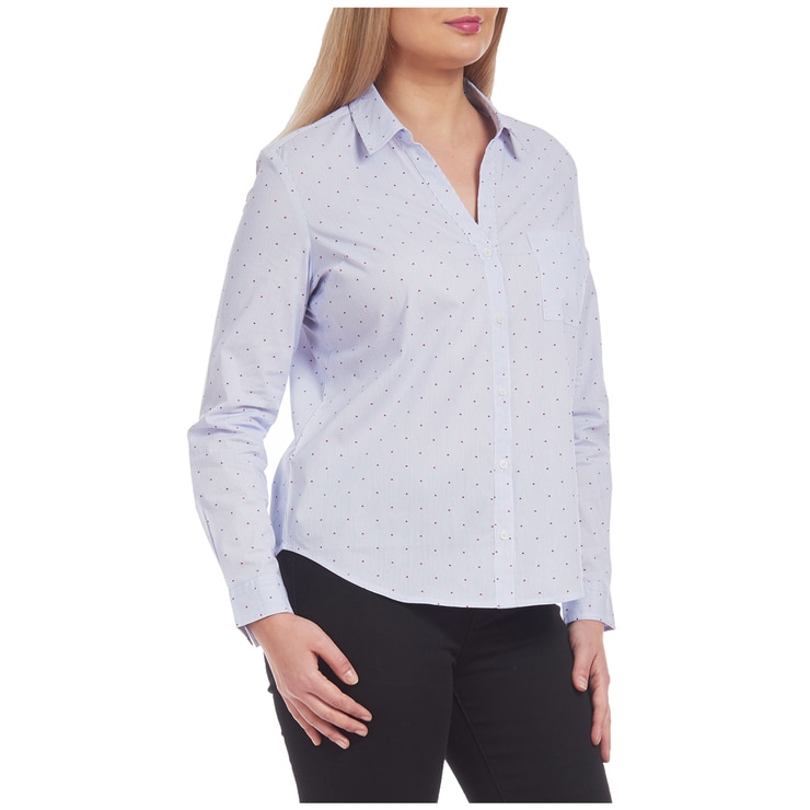 JACHS Girlfriend Cotton Shirt - Pink