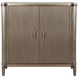 Cafe Lighting and Living Arielle Bar Cabinet, Antique Gold/