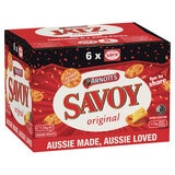 Arnott's Savoy Crackers 6x225g