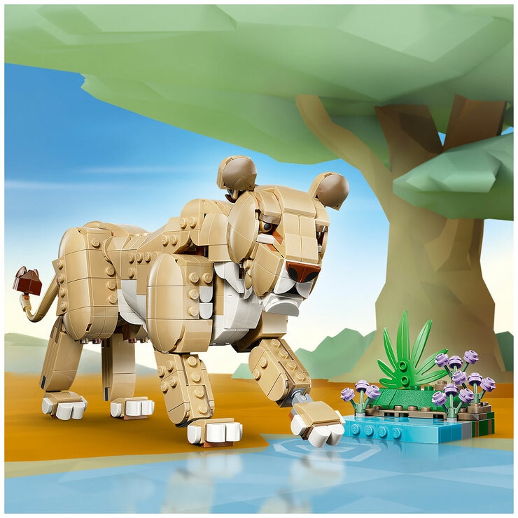 LEGO Creator 3 in 1 Wild Animals Majestic Lion Toy 31386 LEGO Creator 3 in 1 Wild Animals Majestic Lion Toy 31386