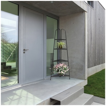 Takasho 4 Tier Modern Corner Plant Stand