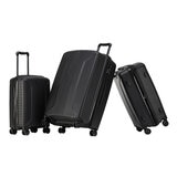 Tosca Pegasus 3 Piece Luggage Set Black