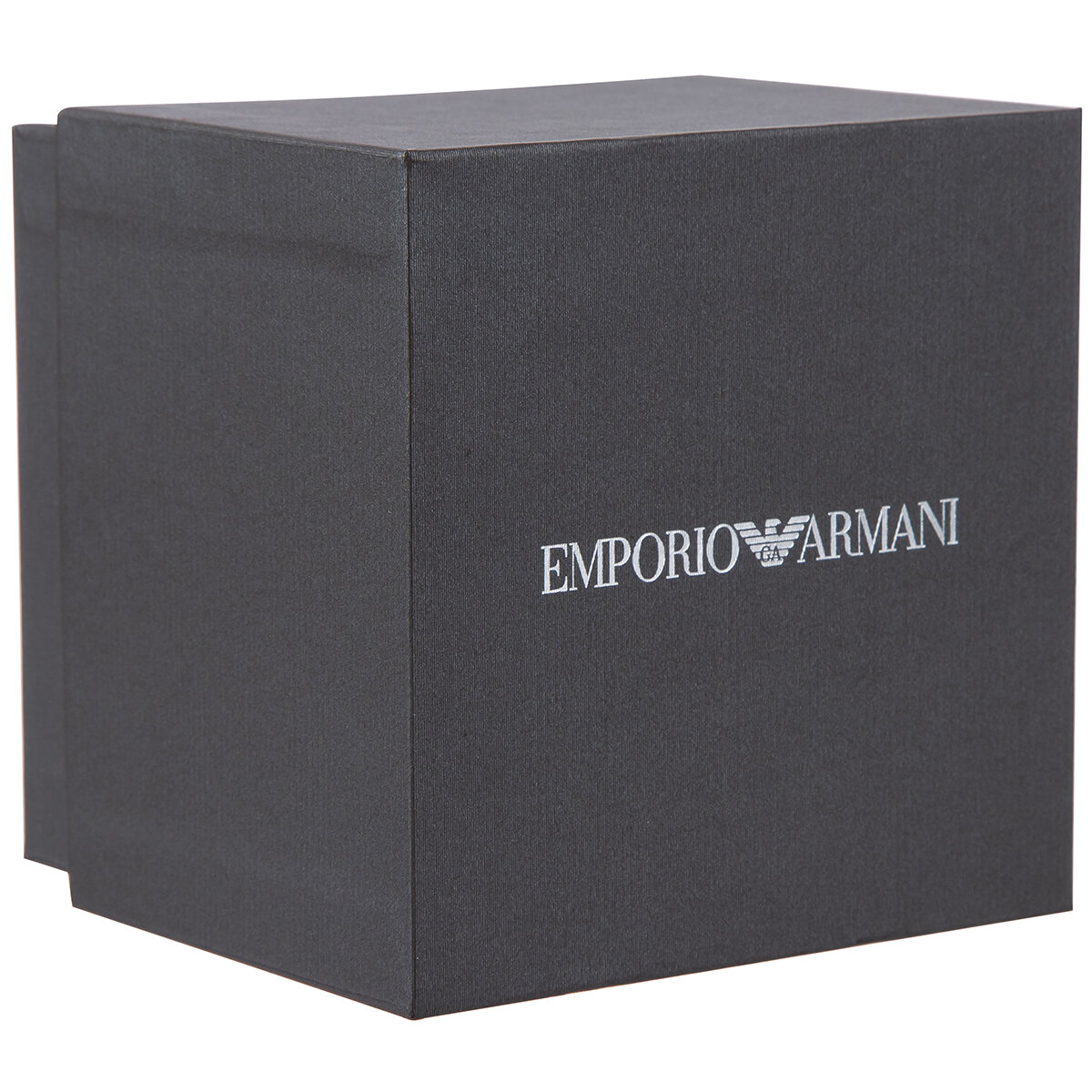 Emporio Armani Men's Three-Hand Date Black Leather Watch AR1732