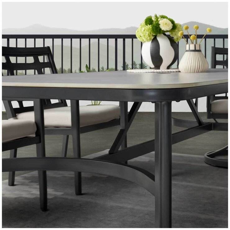 Agio Formia 7 Piece Metal Dining Set
