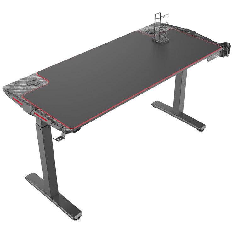 Eureka Ergonomic High Adjustable Gaming Desk EGDS62B Costco Australia