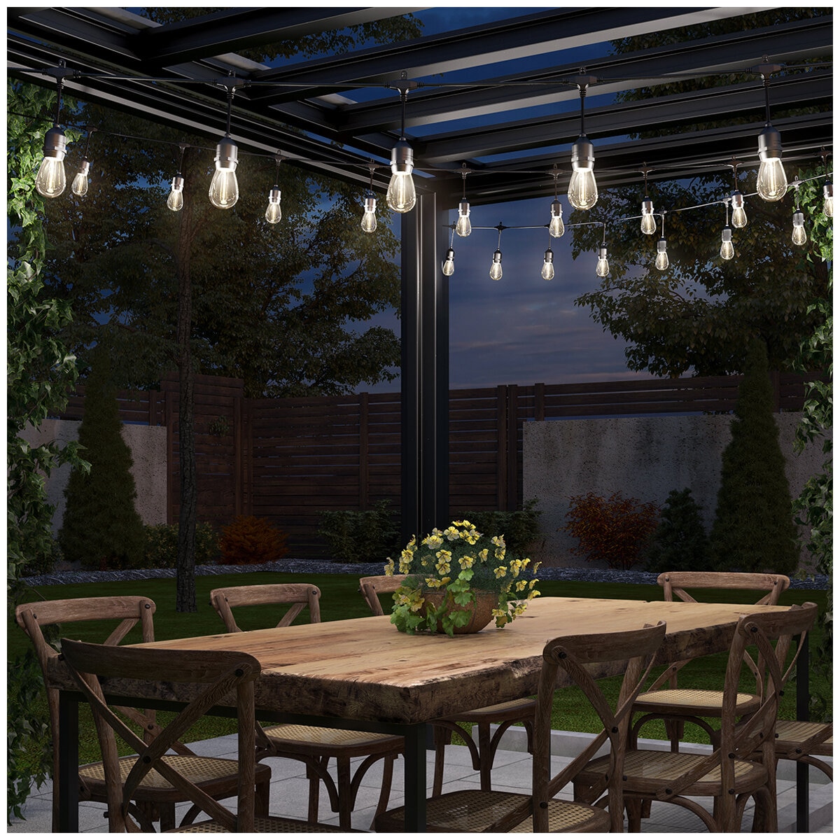Artika Blaze Outdoor Solar Light Black OUT-BZSO-C6BL
