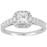 Platinum 1.42CTW Diamond Bridal Set 0.72CT Centre