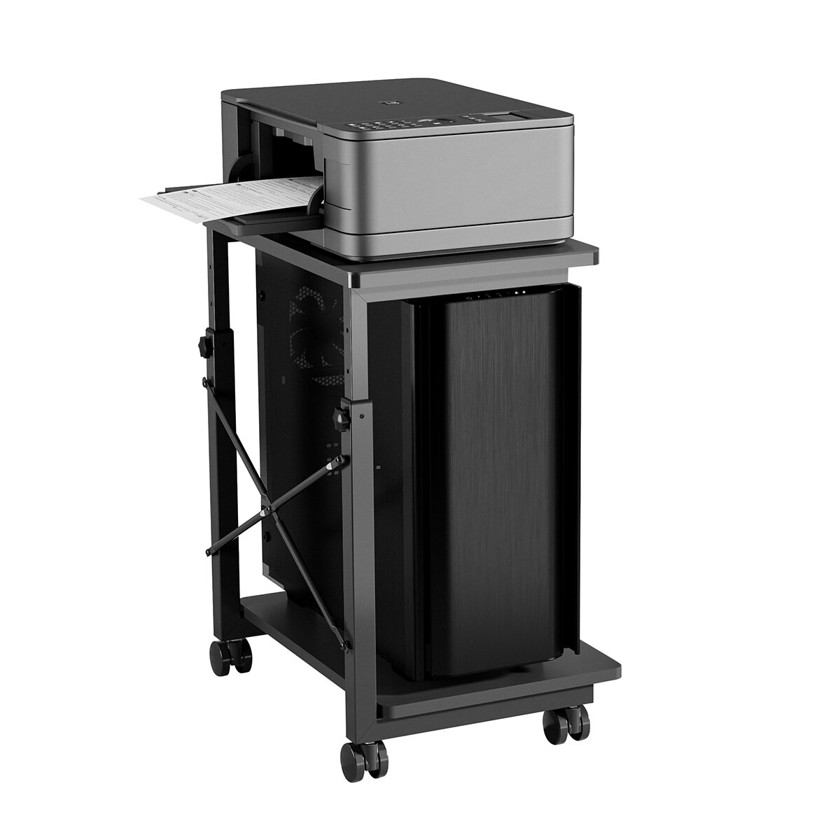 mbeat Activiva Height Adjustable PC & Printer Storage Stand ACA-STA-01K
