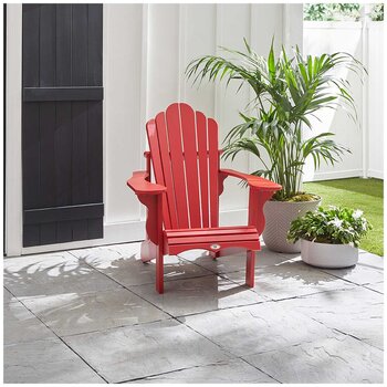 Leisure Line Adirondack Chair Red Leisure Line Adirondack Chair Red