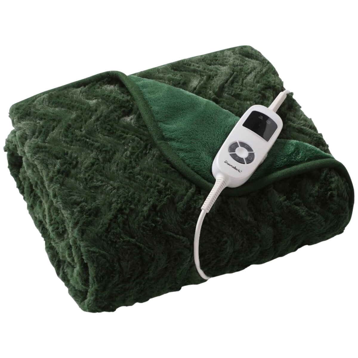 Dreamaker Faux Fur Heated Throw 500gsm