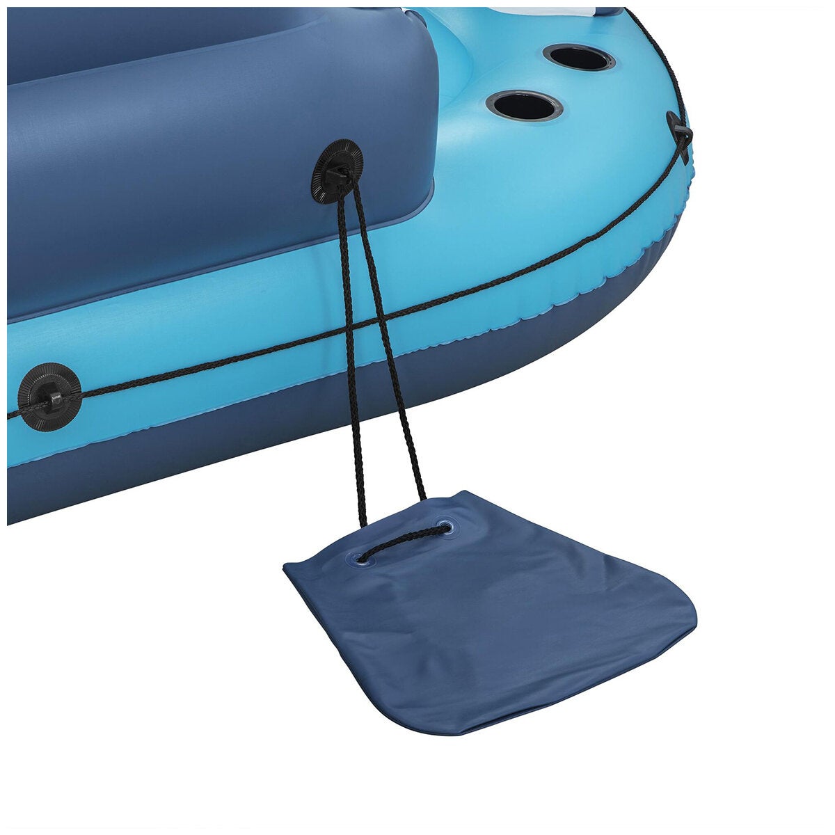 Hydro Force Sunny Lounge 5-Person Inflatable Island with Sunshade 2.8M