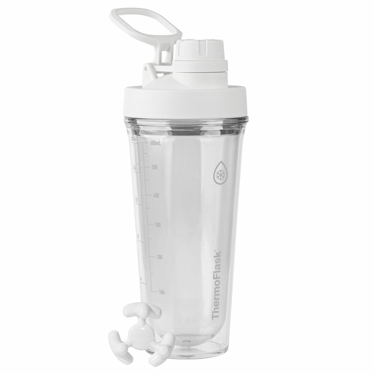Thermoflask Tritan Shaker Spout Lid With Agitator 710ml 2 Pack Blue White