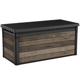 Keter Signature 570L Storage Box Walnut Look Keter Signature 570L Storage Box Walnut Look