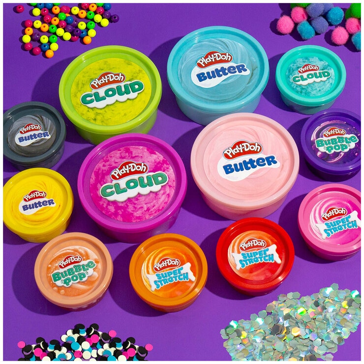 Play-Doh Variety and Air-Dry Clay Assortment