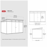 Keter Signature Pent Shed 3.4M x 2.2M Keter Signature Pent Shed 3.4M x 2.2M