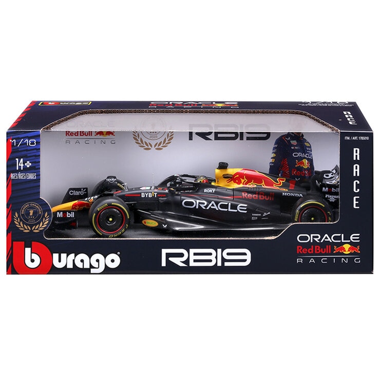 Maisto 1:18 Scale Formula 1 Diecast Cars Oracle Red Bull Racing RB19 2023 Max Verstappen