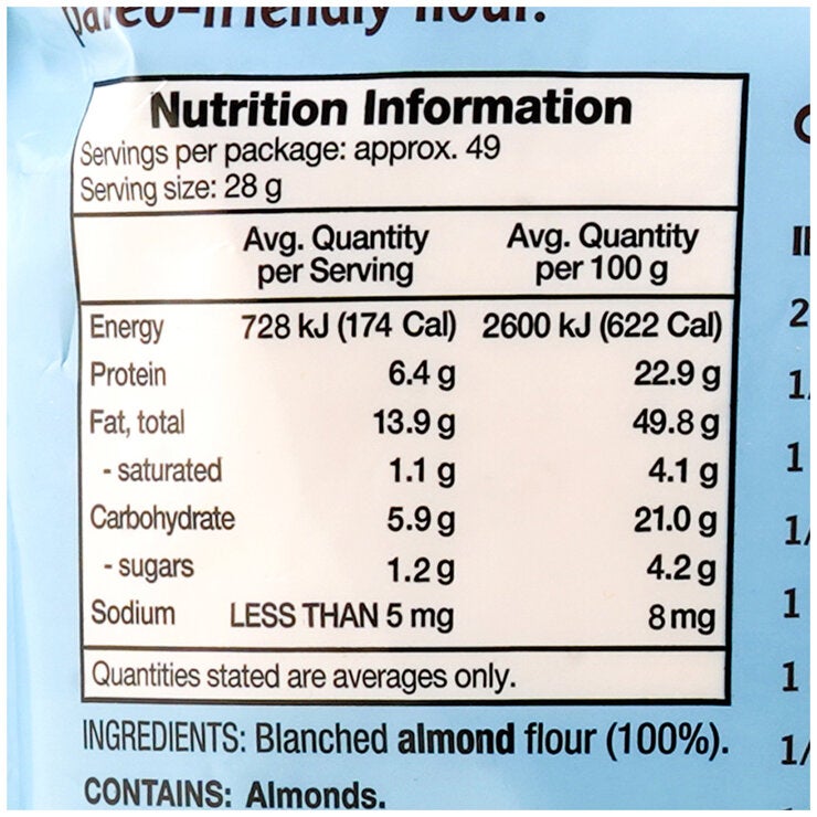 Kirkland Signature Almond Flour Blanched 1.36kg