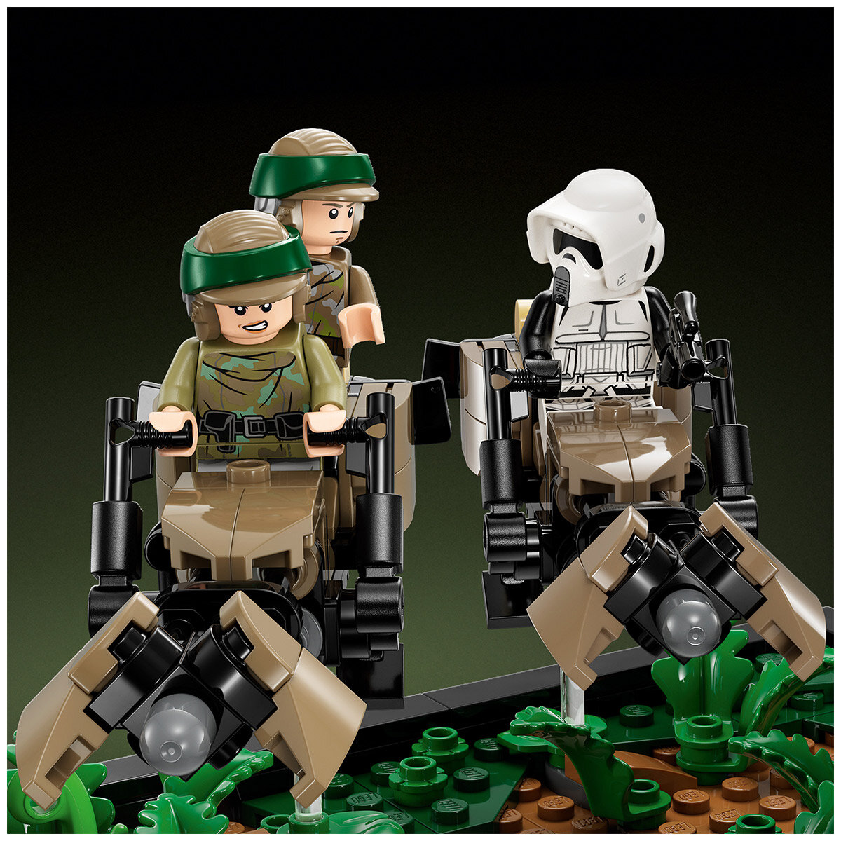 LEGO Endor Speeder Chase Diorama 75353