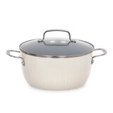 Cuisinart Non-Stick Cookware 12 Piece Set White Cuisinart Non-Stick Cookware 12 Piece Set White