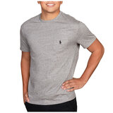 Polo Ralph Lauren Men's Crew Pocket Tee Heather Grey