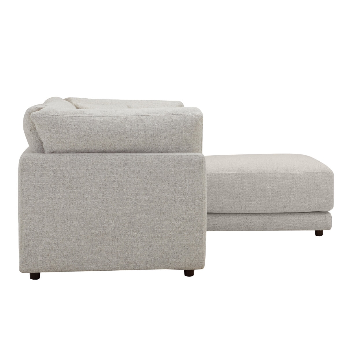 Aiden & Ivy 4 Piece Fabric Modular Sofa With 2 Pillows