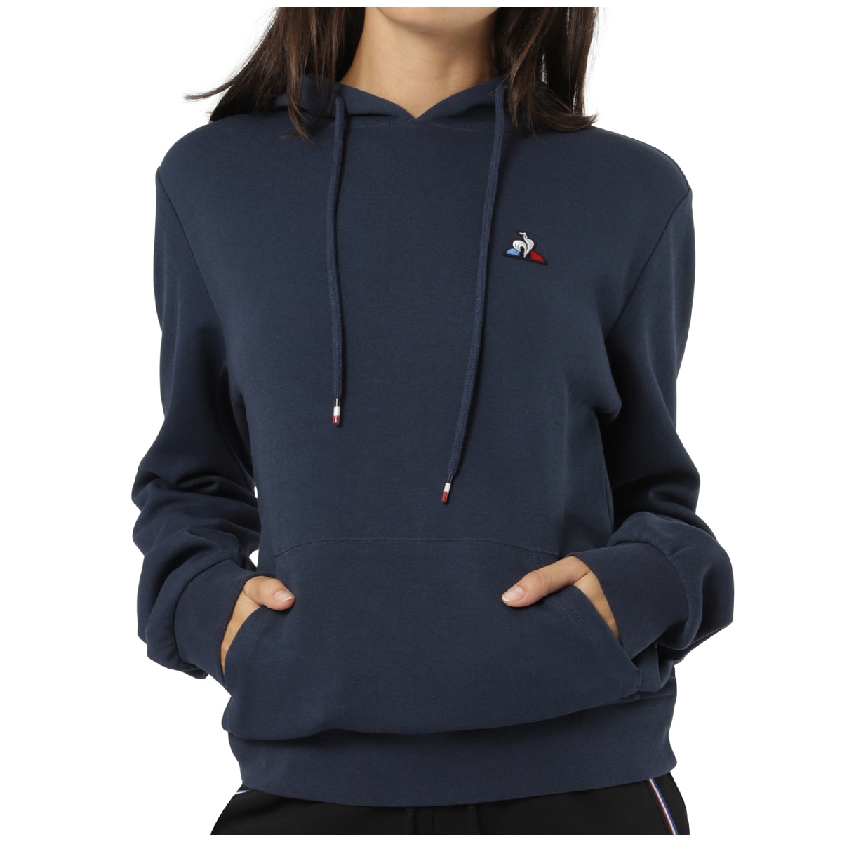 Le Coq Essentiel Hooded Sweater - Dress Blue