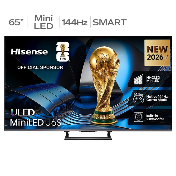 Hisense 65 Inch U6S ULED Hi-QLED Mini LED 4K Smart TV 65U6SAU Hisense 65 Inch U6S ULED Hi-QLED Mini LED 4K Smart TV 65U6SAU