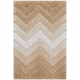 Riviera Homes Chevron Bath Mat 2 Pack Mocha