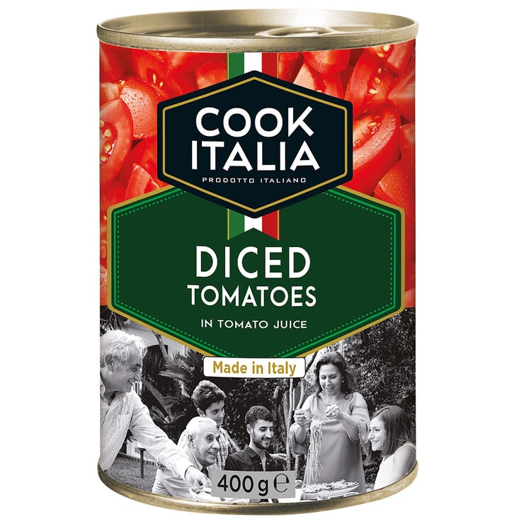 Cook Italia Diced Tomatoes 12 x 400g Cook Italia Diced Tomatoes 12 x 400g