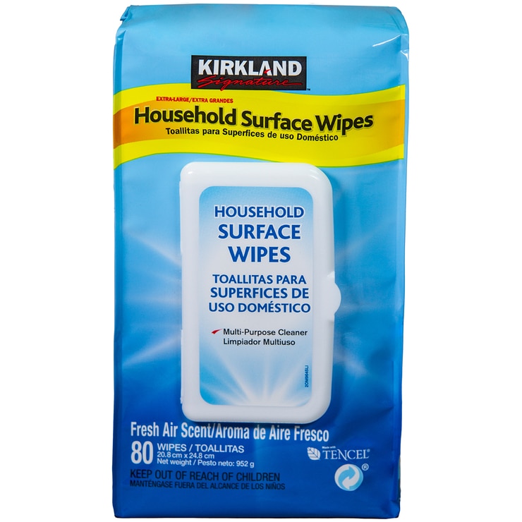 Kirkland Signature Surface Wipes 4 Pack, 304 Wipes Costco Australia