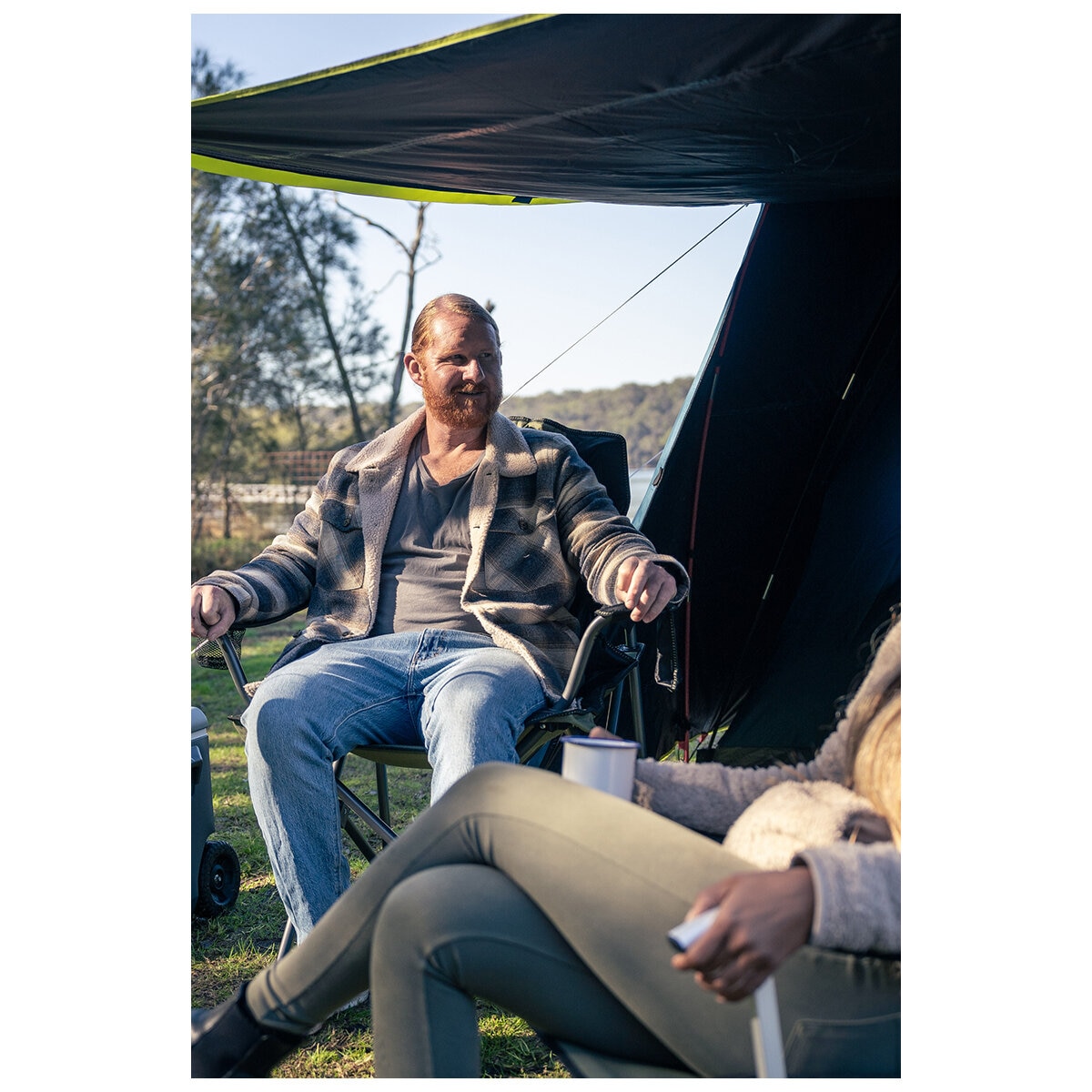 Coleman Swagger Quad Fold Chair