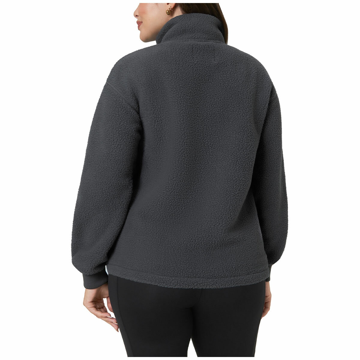Mondetta Womens Sherpa Full Zip Fleece Jacket