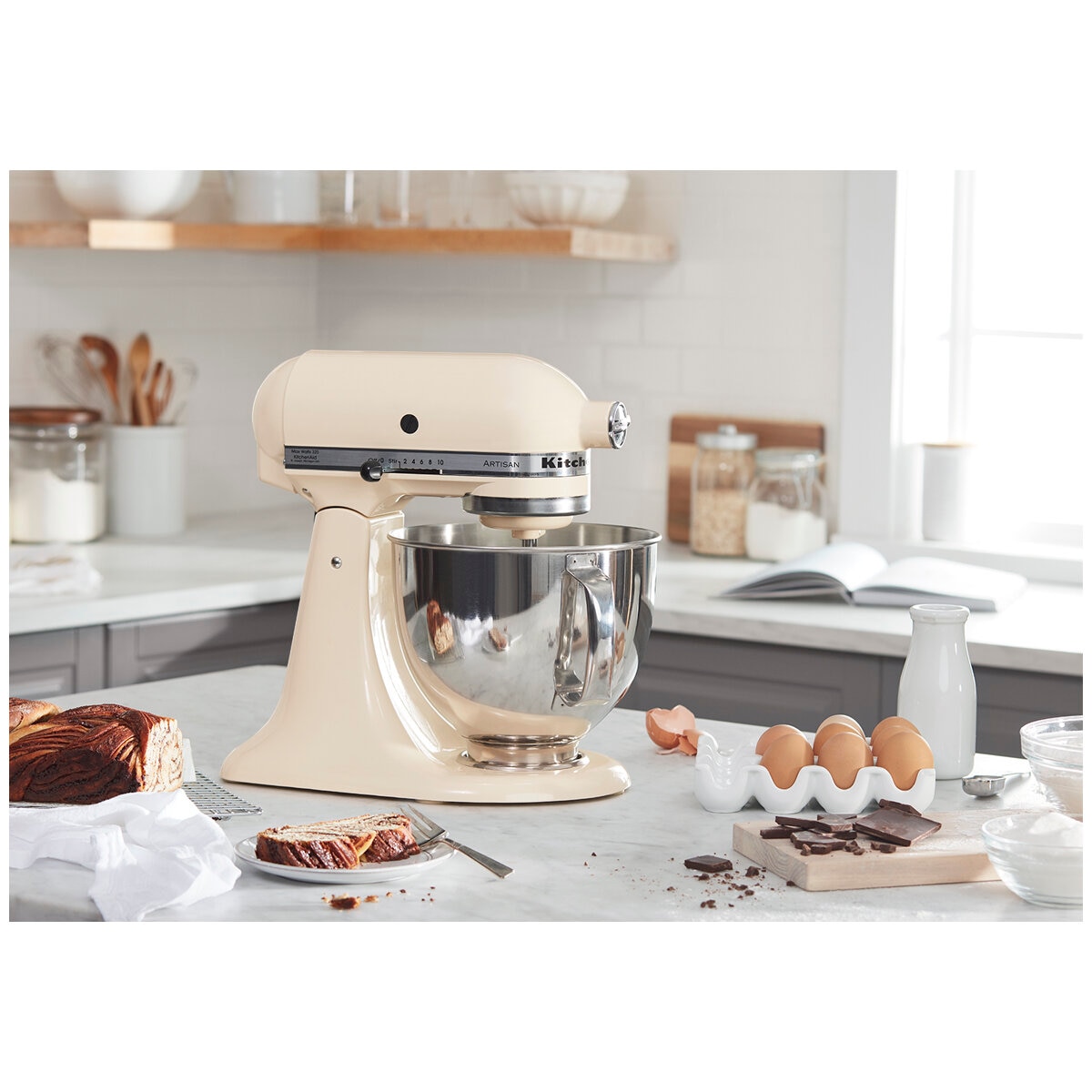 KitchenAid KSM160 Artisan Stand Mixer Almond Cream