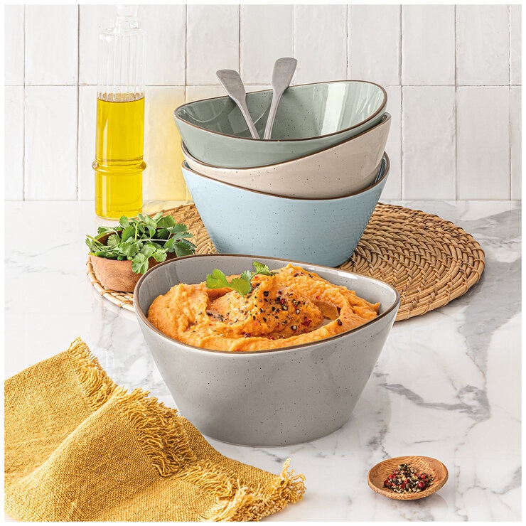 over&back Serving Bowls 4 Piece Set