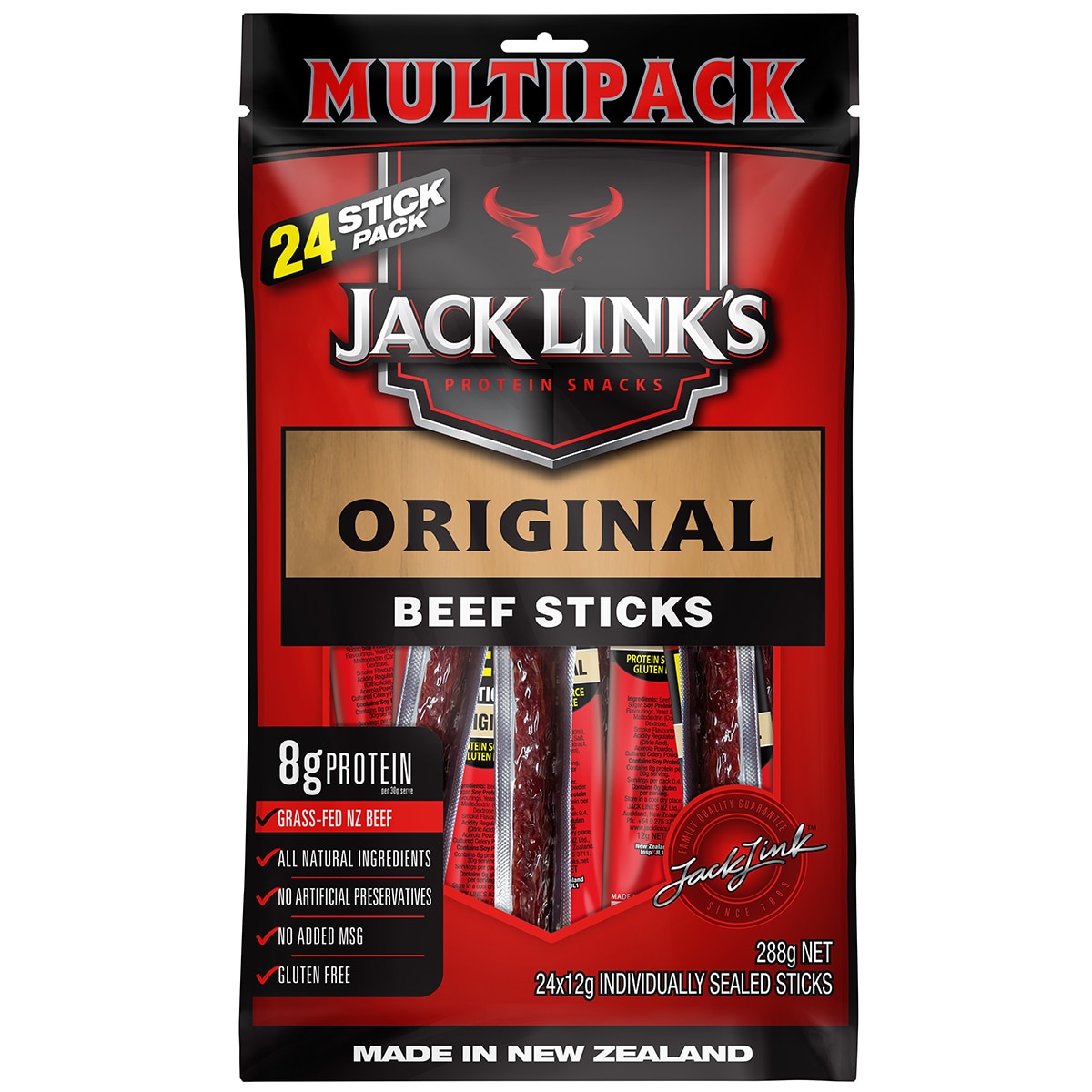 Jack Links Beef Sticks 24 x 12g