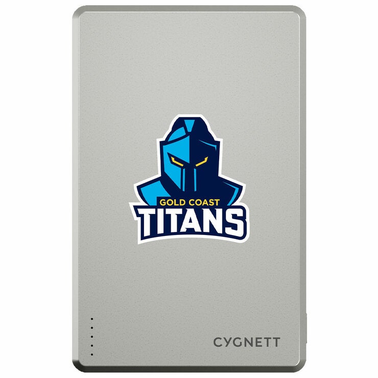 Cygnett NRL 5K Mag Power Bank Gold Coast Titans CY5828PBCHE Cygnett NRL 5K Mag Power Bank Gold Coast Titans CY5828PBCHE