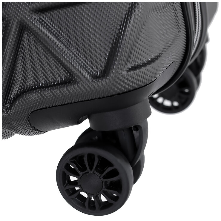 Tosca Triton Expandable Hard Shell Luggage Charcoal