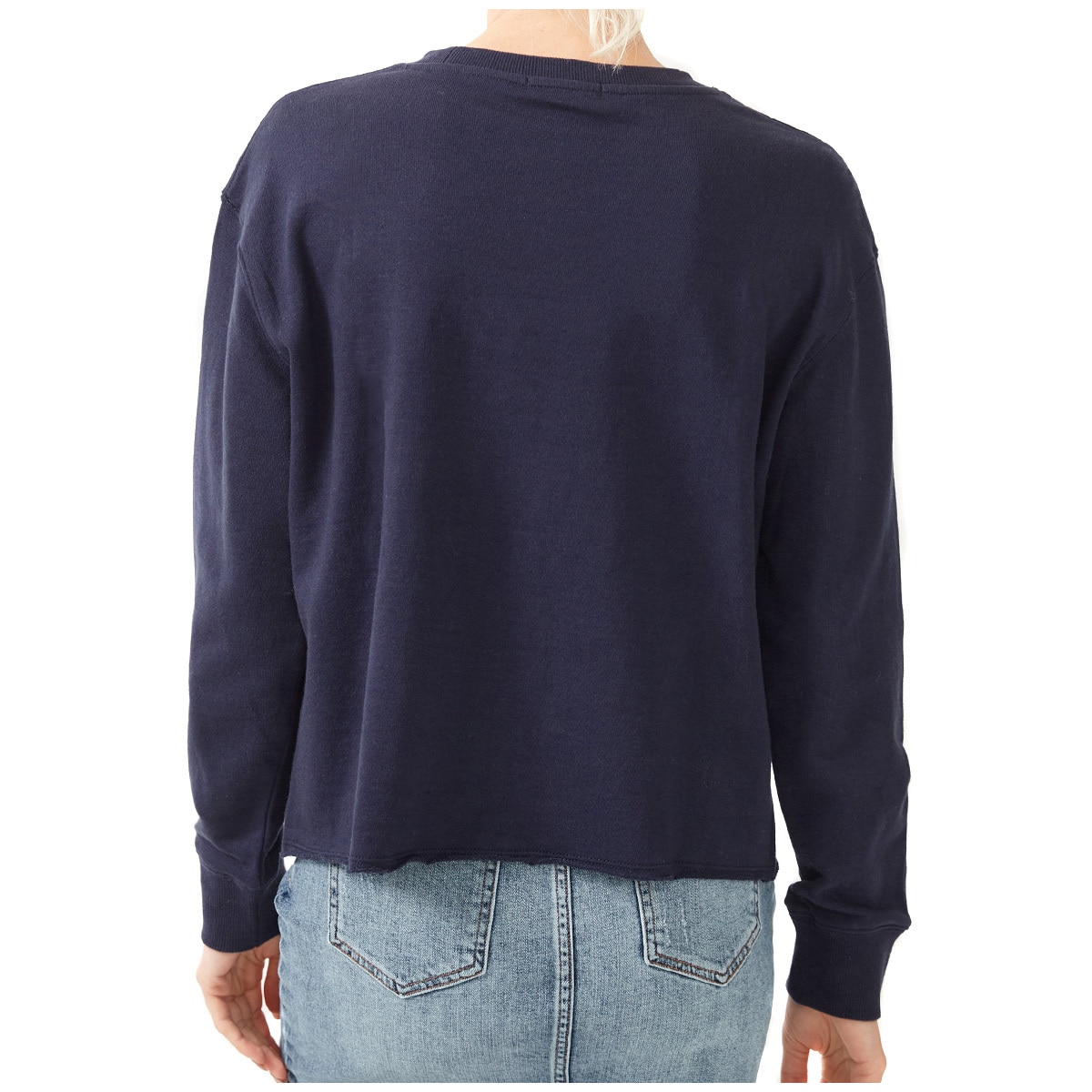 Jag Logo Crew Sweater - Navy