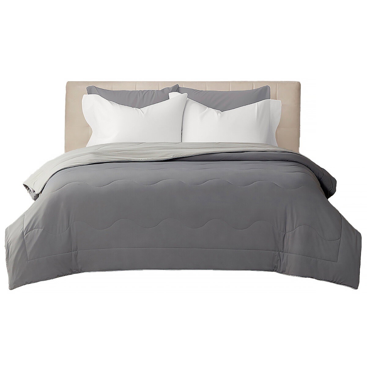 Hotel Grand EternaCool Cooling Comforter King Grey Hotel Grand EternaCool Cooling Comforter King Grey