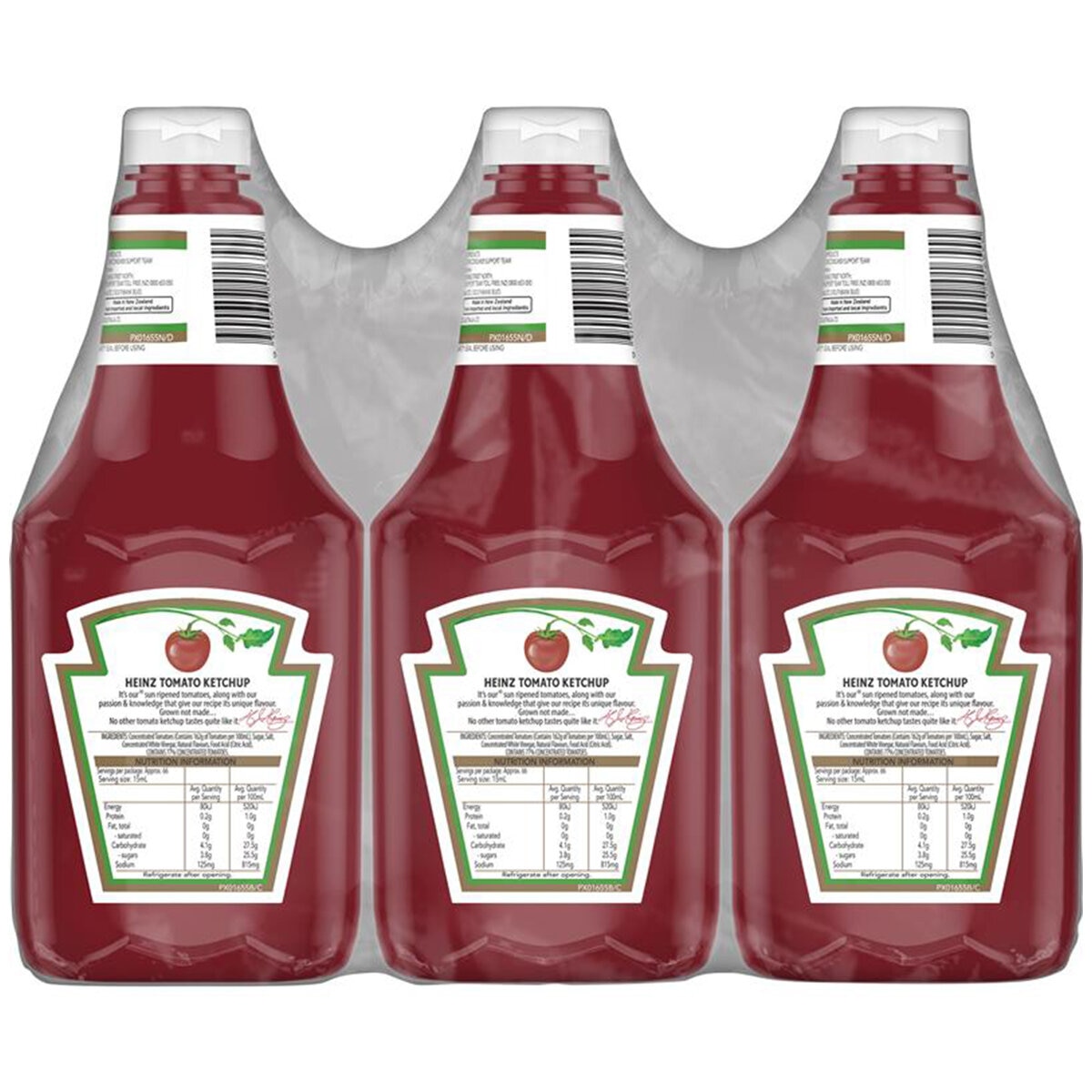 Heinz Tomato Ketchup 3 x 1L