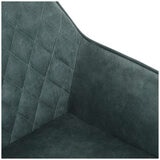 142279-Onex RiVa Dining Chair Dark Green