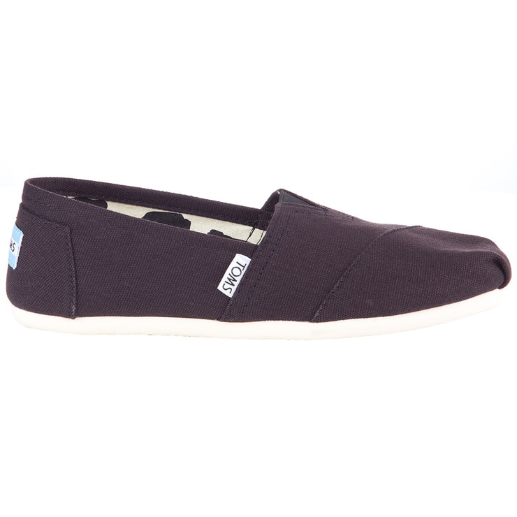 Toms Women's Alpargata Shoe Black & White Costco Australia