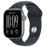 Apple Watch Series 12 GPS 42mm Space Grey Aluminium Case with Navy Blue Sport Band - S/M Apple Watch Series 12 GPS 42mm Space Grey Aluminium Case with Navy Blue Sport Band - S/M