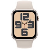 Apple Watch SE GPS 40mm Starlight Aluminium Case with Starlight Sport Band - S/M