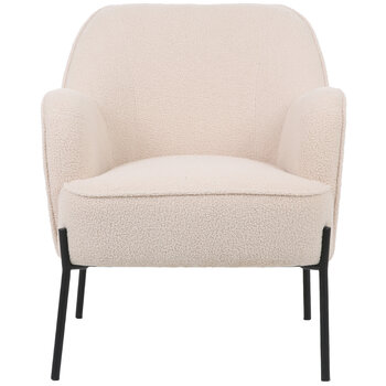 ONEX HuGo Boucle Upholstered Armchair Ivory