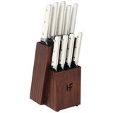 Hampton Forge Knife Block Set 10 Piece White