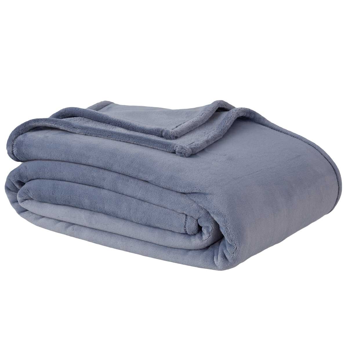 Berkshire Luxe Loft Blanket King Blue